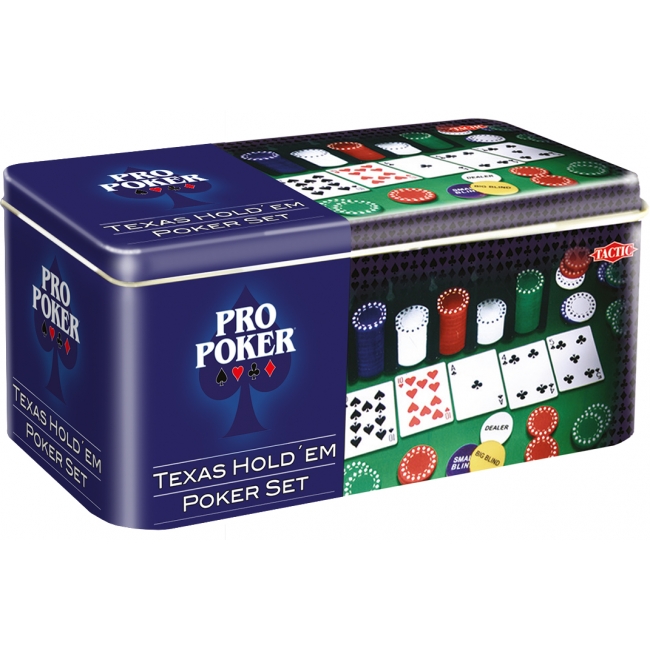 TACTIC Pro Poker Texas Hold ´em Poker set