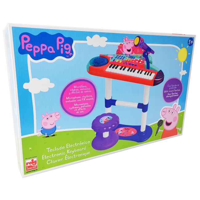 PEPPA PIG Musikalisk leksak, Keyboard & mikrofon