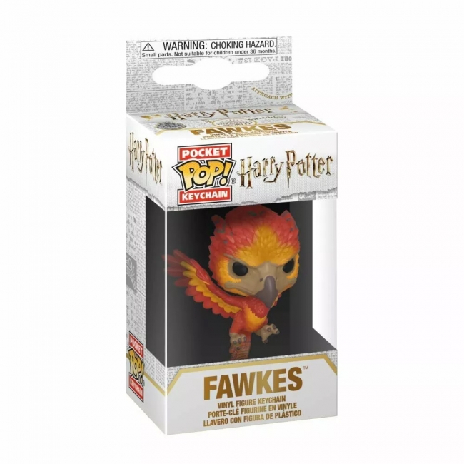 FUNKO POP! Nyckelring: Harry Potter - Fawkes