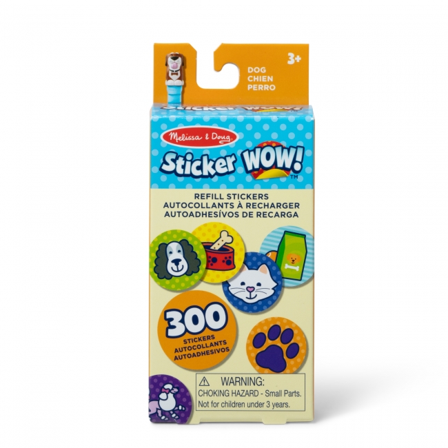 MELISSA & DOUG Sticker WOW! Refillsats för klistermärken - Hund