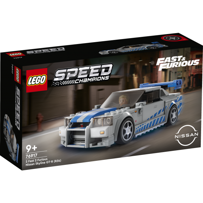 LEGO Speed Champions 2 Fast 2 Furious Nissan Skyline GT-R (R34) 76917