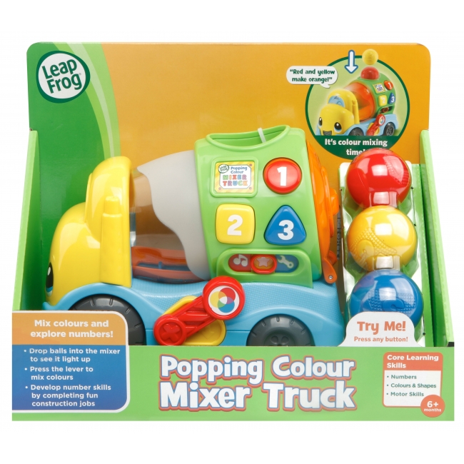 VTECH Interaktiv leksak Popping colour mixer truck (på engelska)