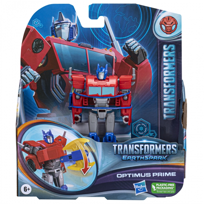 TRANSFORMERS Earthspark figurer Terran warrior Optimus Prime 12,5 cm