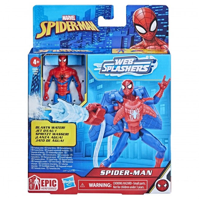 SPIDER-MAN figur Aqua web warriors 10 cm