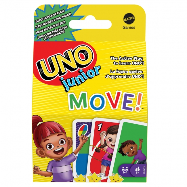 UNO Junior Move! kortspel med rörelse