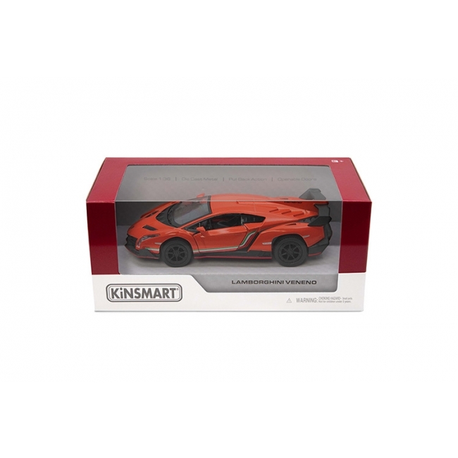 KINSMART gjuten modell Lamborghini Veneno skala 1:36