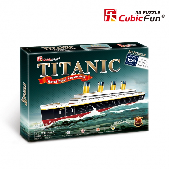 CUBICFUN 3D-pussel Titanic liten
