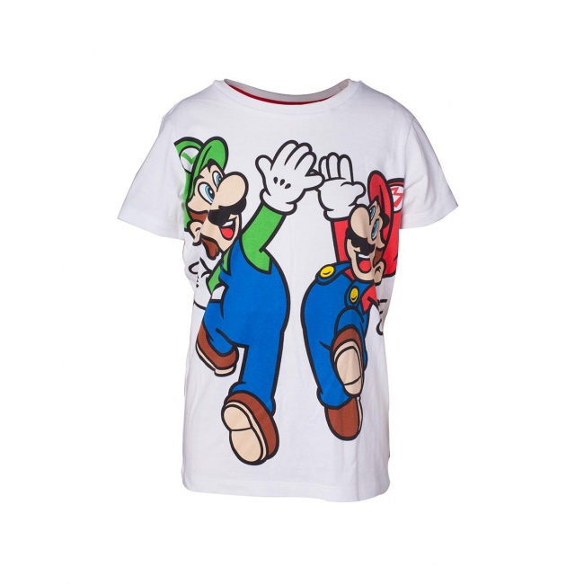 SUPER MARIO Mario & Luigi pojkar T-shirt 146/152