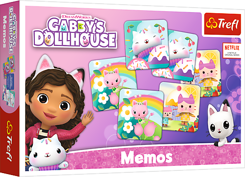 Trefl Gabby's Dollhouse 60-Piece Puzzle - Gabby In The Swimming Pool, For Kids Ages 4+