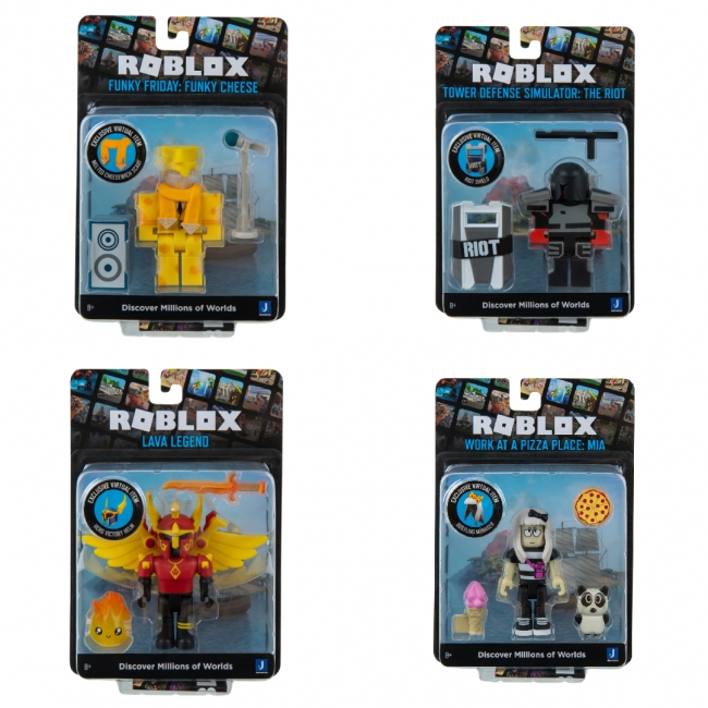  Roblox Action Collection - Funky Friday: Funky Cheese + Two  Mystery Figure Bundle [Includes 3 Exclusive Virtual Items] : Toys & Games