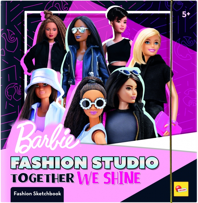 BARBIE Sketch book Together we shine fashion stud XS Leksaker