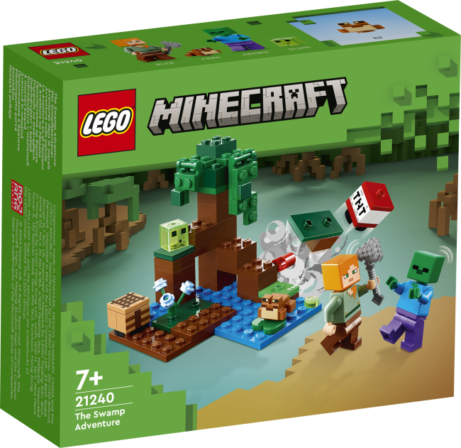 Mojang Lego LEGO Minecraft The Swamp Adventure 21240 XS Leksaker