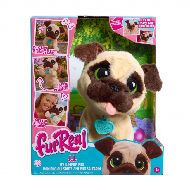 FURREAL JJ My Jumping Pug Interactive | XS Leksaker