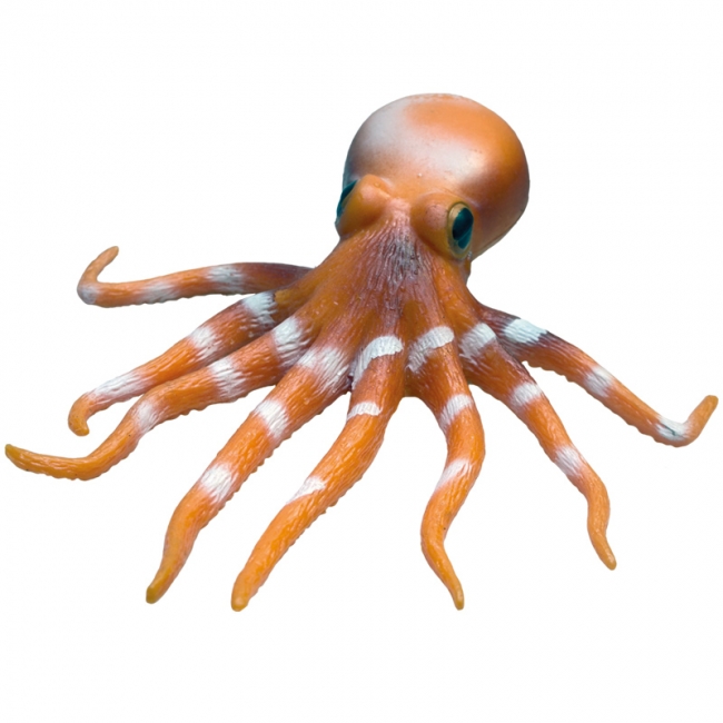 Rep Pals Pulpo Elástico De Deluxebase – Juguete Sensorial De Goma Súper Elástico Para Niños Y Niñas – Colección De Animales Salvajes