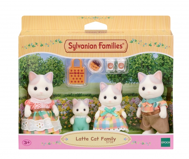 SYLVANIAN FAMILIES Latte Cat Family | XS Leksaker | XS Leksaker