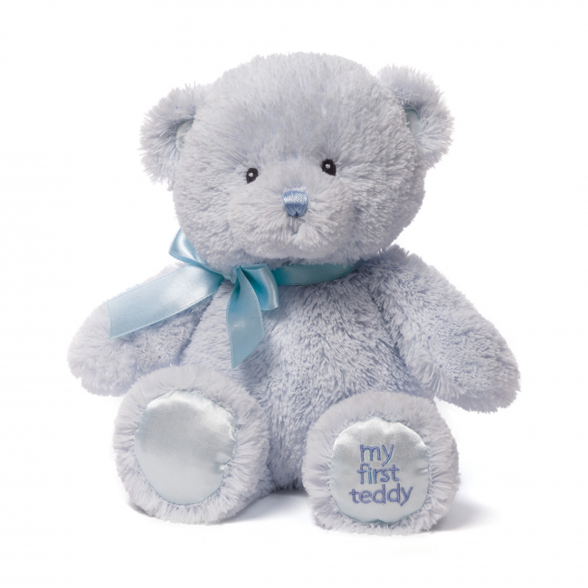 GUND Plush toy My 1st Teddy blue 25 cm XS Leksaker XS Leksaker