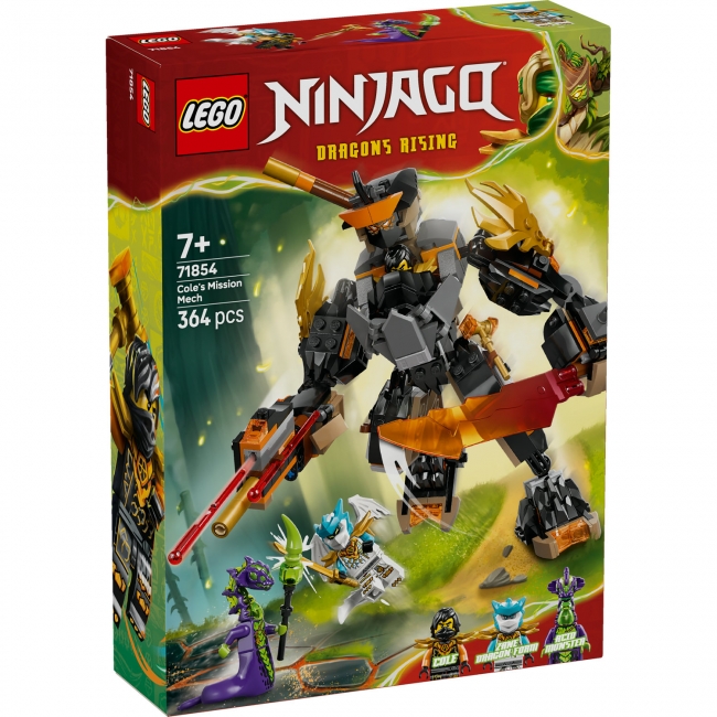LEGO Ninjago Cole´s Mission Mech & Dragon Zane 71 | XS Leksaker