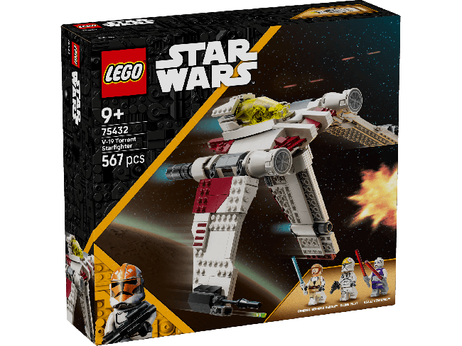 STAR wars！未開封‼️ LEGO Star Wars TM V-19 Torrent Starfighter 75 | XS Leksaker