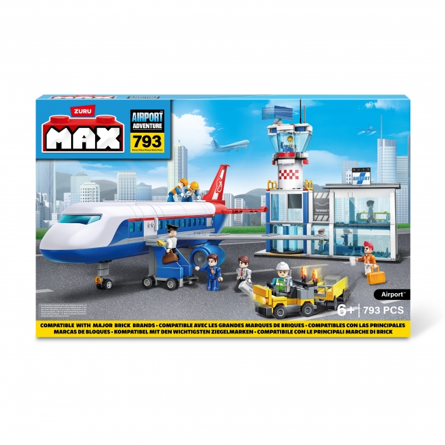 MAX CITY Bricks Airport, 793pcs | XS Leksaker | XS Leksaker