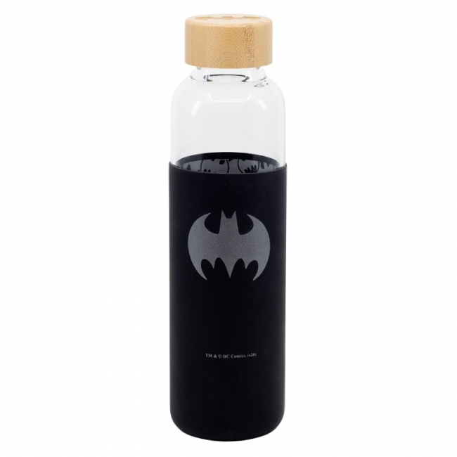 BATMAN Glass bottle with silicone cover, 585 | XS Leksaker