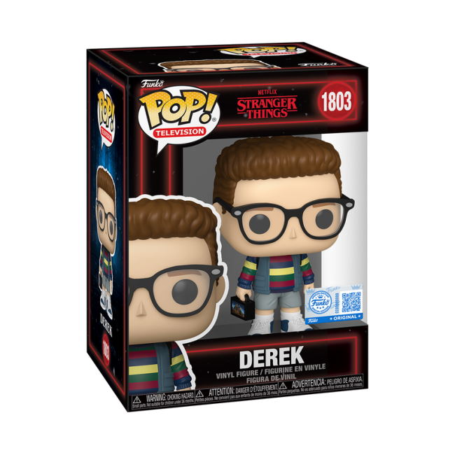 FUNKO POP! Vinyl Figure: Stranger Things - Derek Turn | XS Leksaker