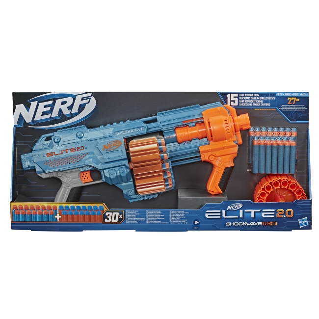 NERF Elite 2.0 Blaster Shockwave RD 15 | XS Leksaker | XS Leksaker