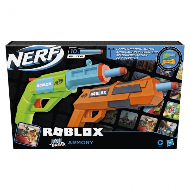 NERF Roblox Jailbreak Armory 2-Pack Blasters 