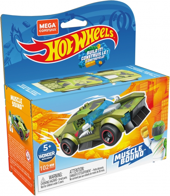 MEGA Hot Wheels Mega-Wrex Monster Truck Building Set with 1 Figure (187  Pieces) 