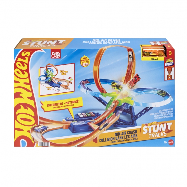 HOT WHEELS Stunt Tracks Mid-Air Crash | XS Leksaker | XS