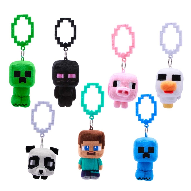MINECRAFT Clip on plush 9 cm