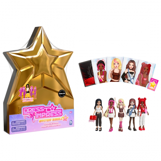 DRESS TO IMPRESS Mystery doll 5-pack, 10 | XS Leksaker