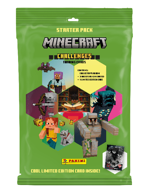 MINECRAFT samlarkort set Challenges Star | XS Leksaker