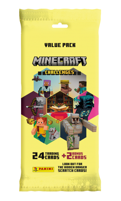 MINECRAFT samlarkort set Challenges Fat P | XS Leksaker
