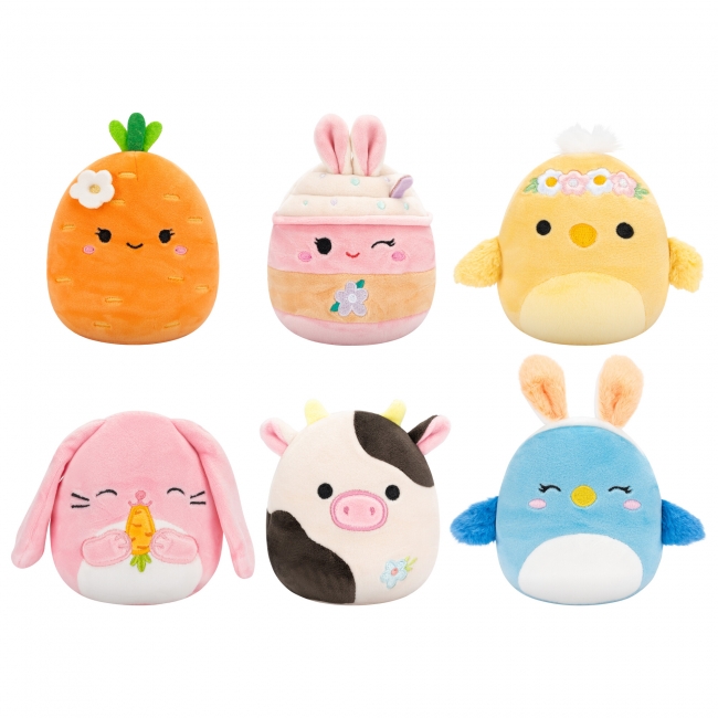 SQUISHMALLOWS Mystery Squad plush blind pack, Easter edition, 10