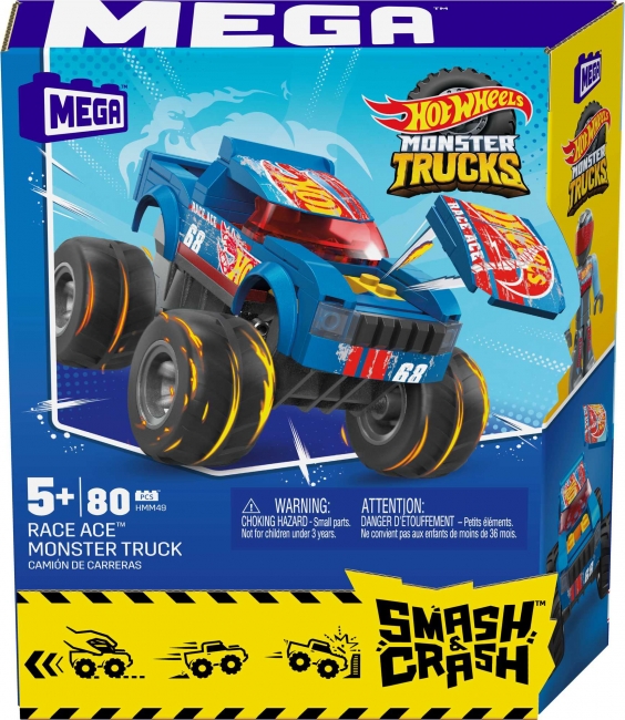 HOT WHEELS Monster Trucks SNC Race Ace XS Leksaker XS Leksaker