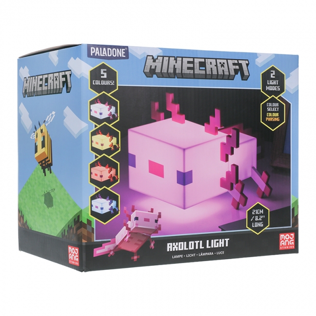 MINECRAFT Ljus Axolotl | Buy Online | XS Leksaker | XS Leksaker