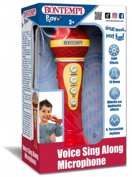 Bontempi 40 1120 Showtime-microfoon, multicolors