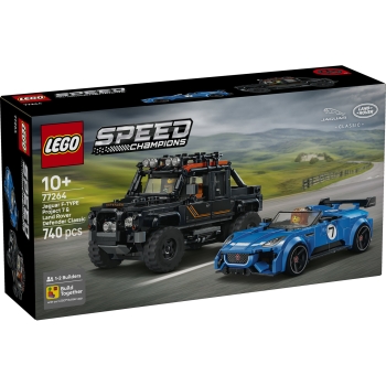 LEGO Speed Champions Jaguar Project 7 och Land Rover Defender 77264