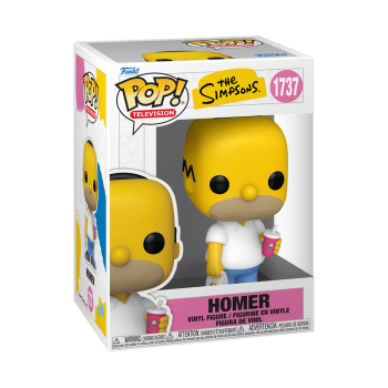 FUNKO POP! Vinylfigur: The Simpsons - Homer with Krusty Burger