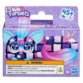 FURBY interactive toy Dj Furby Neon Star | XS Leksaker | XS Leksaker