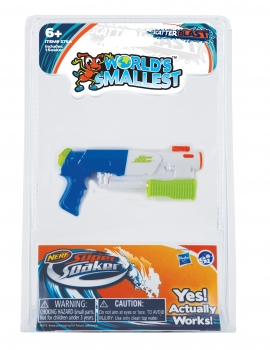 S SMALLEST Mini water gun Nerf Super 