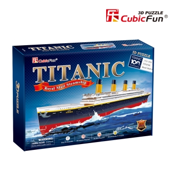 CubicFun 3D puzzle 113 db-os Titanic - Gyerekajándék